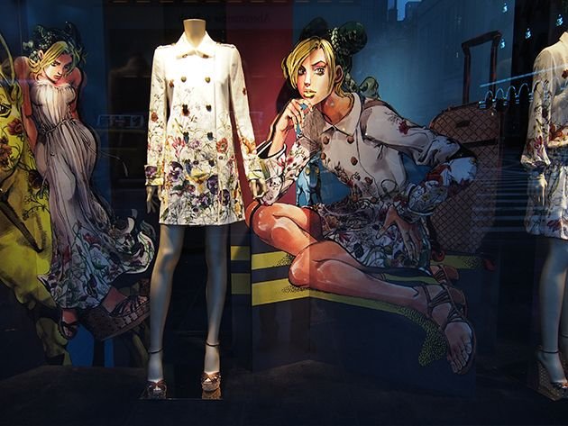 gucci x jojo display