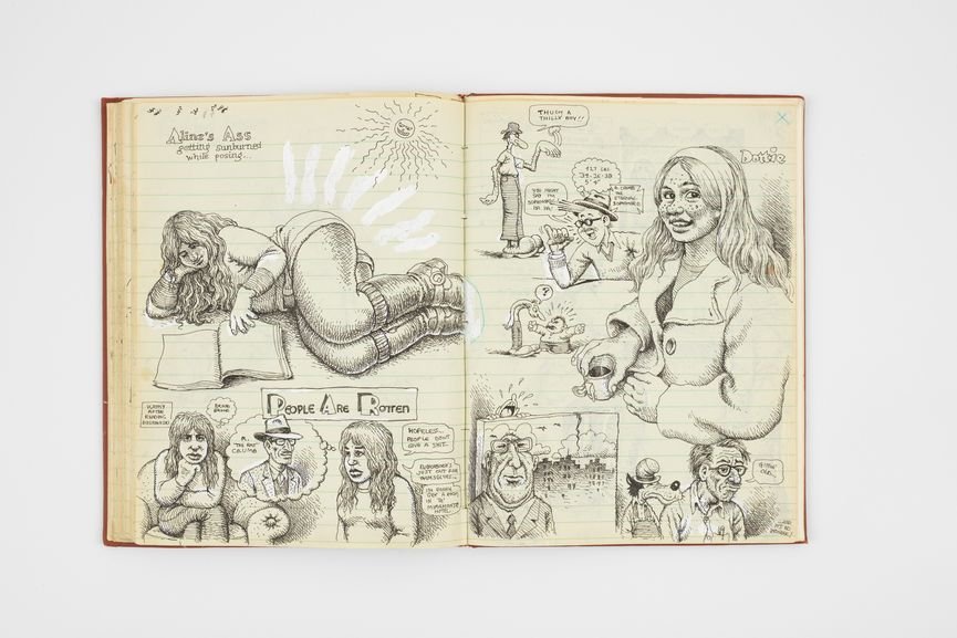 Spread-from-R.-Crumb-Sketchbook-1971-©-Robert-Crumb-1971-11