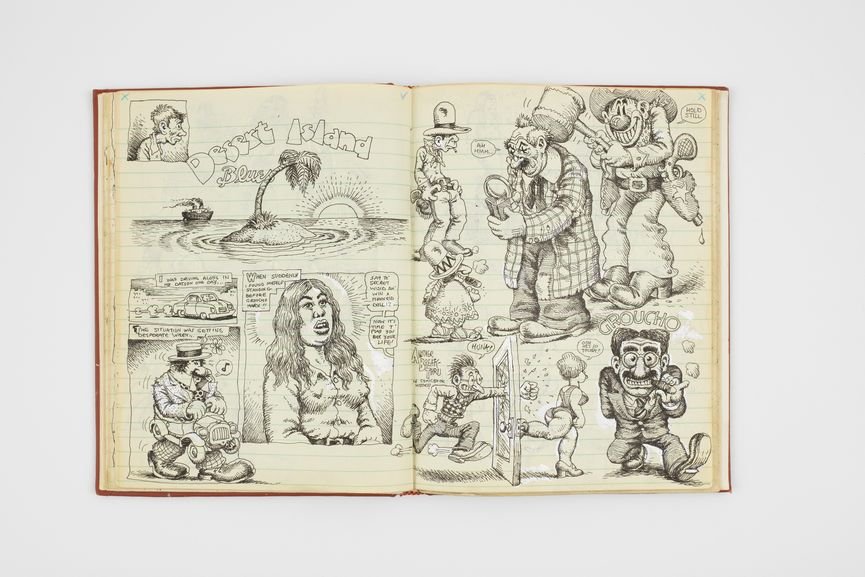 Spread-from-R.-Crumb-Sketchbook-1971-©-Robert-Crumb-1971-3