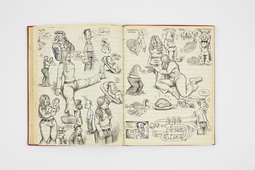 Spread-from-R.-Crumb-Sketchbook-1971-©-Robert-Crumb-1971-9